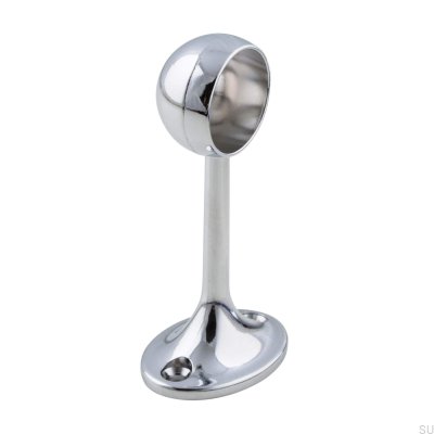 Rozeta do drążków do szafy 1557S 25 Chrom Polerowany