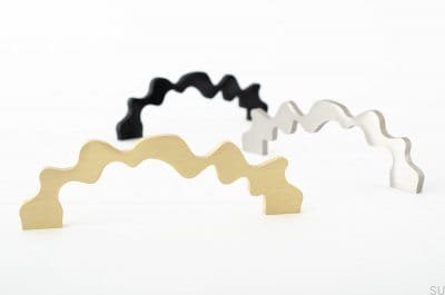 Uchwyt meblowy podłużny Sound 128 Stalowy Szczotkowany