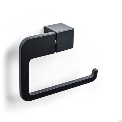 Uchwyt na papier toaletowy Cannes Metalowy Czarny Mat