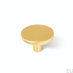 Gałka meblowa Como Big Złota szczotkowana