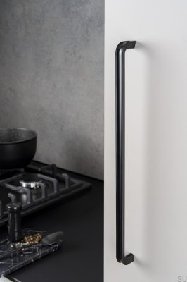 Uchwyt meblowy podłużny Lipp 320 Metalowy Czarny Mat