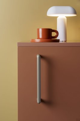 Uchwyt meblowy podłużny Riss Mini 192 Aluminiowy Biały Mat