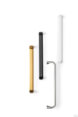 Uchwyt meblowy podłużny Miig 160 Metalowy Czarny Mat