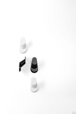 Wieszak ścienny Crestt Metalowy Biały Mat