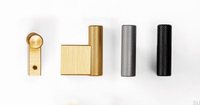 Wieszak ścienny Graf Aluminiowy Czarny Szczotkowany