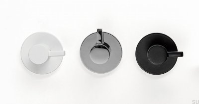 Wieszak ścienny Fin Chrom Polerowany