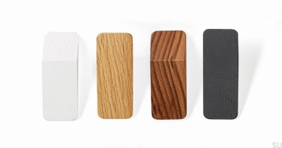 Wieszak ścienny Switch Drewniany Biały Lakierowany