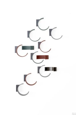 Wieszak ścienny Birdd 20 Metalowy Zielony