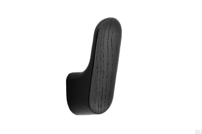 Wieszak ścienny Luv Wood Drewniany Czarny Mat Lakierowany