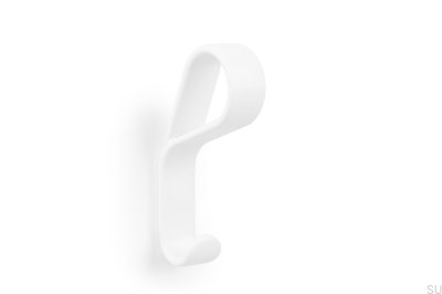 Wieszak ścienny Belt 30 Metalowy Biały Mat