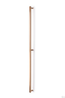 Uchwyt meblowy podłużny dwustronny Moon Big 1056  Zloty Szczotkowany Cava