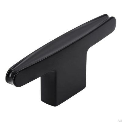 Gałka meblowa T-Bar 2570 16 Metalowa Czarna Matowa
