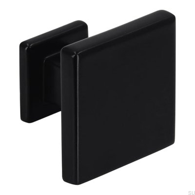 Gałka meblowa 2506 30 Metalowa Czarna Matowa