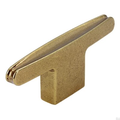 Gałka meblowa T-Bar 2570 16 Antyczna Złota