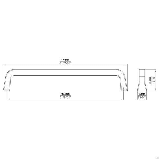2525-171ZN27--Uchwyt-meblowy-podłużny-2525-160-Srebrny-Szczotkowany-Siro-Skandynawskie-Uchwyty_5