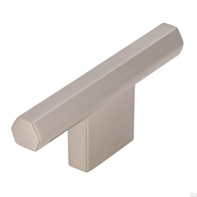 Gałka meblowa T-Bar 2571 16 Srebrna Szczotkowana