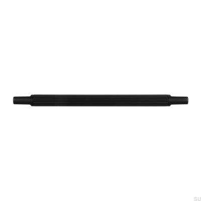 Uchwyt meblowy podłużny 2591 160 Metalowy Czarny Matowy