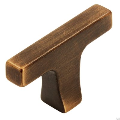 Gałka meblowa T-Bar 2562 48 Antyczny Brąz