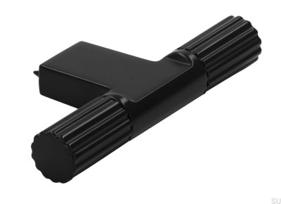 Gałka meblowa T-Bar 2592 Metalowa Czarna Matowa