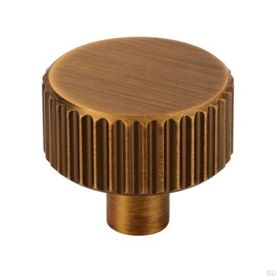 Gałka meblowa 2595 Antyczna Złota Szczotkowana