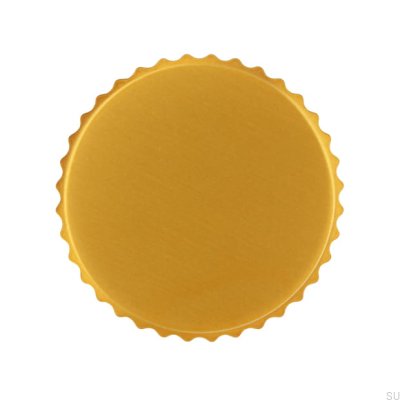 Gałka meblowa 2595 Metalowa Złota Szczotkowana