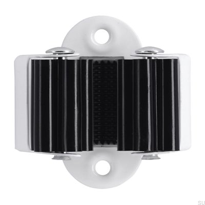 Uchwyt na szczotkę 2361 38 Biały z Czarnym