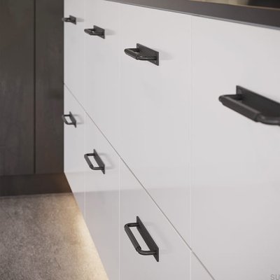 Podkładka pod uchwyt 2589 Czarny Mat