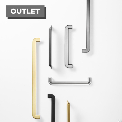 Uchwyt meblowy podłużny Nice 160 Złoty Szczotkowany