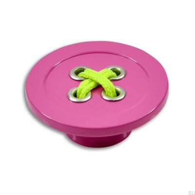 Gałka meblowa SM8257F 58 Plastikowa Różowa