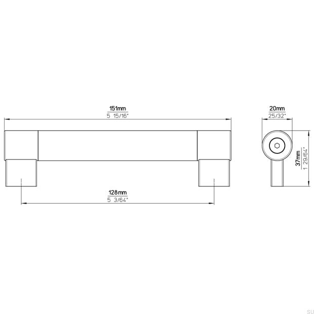 H170-150LS7ZN21--Uchwyt-meblowy-podłużny-H170-128-Metalowy-z-Czarnym-Siro-Skandynawskie-Uchwyty_5