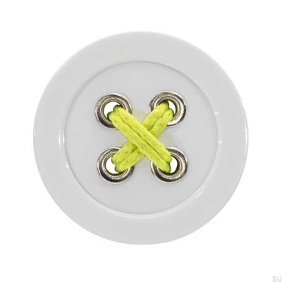 Gałka meblowa SM8257F 58 Plastikowa Biała