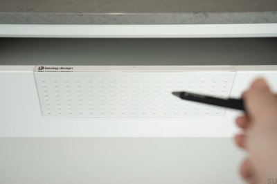 Szablon do wiercenia otworów dla uchwytów i gałek