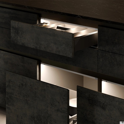 Oprawa LED Baski 800 24V/10,5W 3000K Srebrna