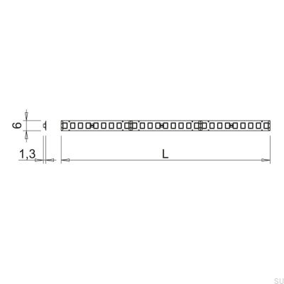 Pasek Ledowy Flexyled SHEP6B 10m EVO  24V/56W 2700K