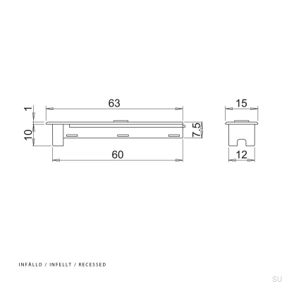 Czujnik ruchu PIR Nexus Wpuszczany