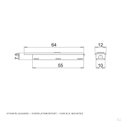 Czujnik ruchu PIR Nexus Powieszchniowy