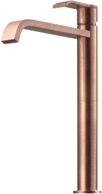 Bateria umywalkowa wysoka VIC081 Miedziana Szczotkowana Nielakierowana
