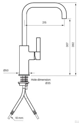 Bateria kuchenna ARM980 Mosiężna Czarny Chrom