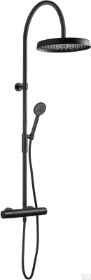 Zestaw prysznicowy ARM7300-150 Mosiężny Czarny Mat