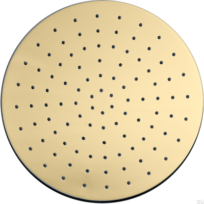 Głowica prysznicowa deszczownica okrągła 300 ZSOF079 Mosiężna Miodowe Złoto