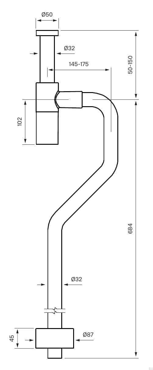 9421108--Syfon-Umywalkowy-z-Rurą-Typu-S-XA200-Mosiężny-Nikiel-Szczotkowany-Tapwell-Skandynawskie-Uchwyty_2