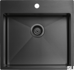 9422650--Zlewozmywak-kuchenny-Diskho-5540-Stalowy-Czarny-Mat-PVD-Tapwell-Skandyynawskie-Uchwyty_1