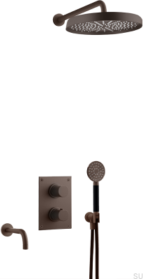 Zestaw prysznicowy ARM7368 ED2 Mosiężny Brązowy