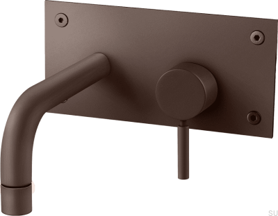 Bateria umywalkowa BOX006 Mosiężna Brązowa