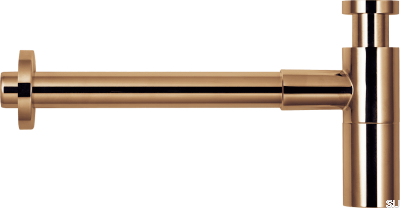 Syfon umywalkowy XACC167 Mosiężny Polerowany Nielakierowany