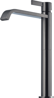 Bateria umywalkowa ARM081 Mosiężna Czarny Chrom Szczotkowany