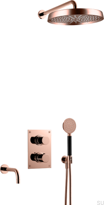 Zestaw prysznicowy ARM7368 ED2 Miedziany Szczotkowany Nielakierowany