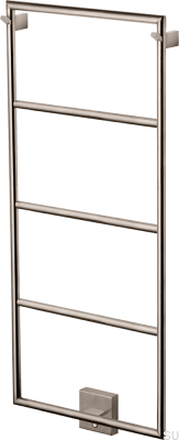 Grzejnik łazienkowy TW800-400 Stalowy Nikiel Szczotkowany