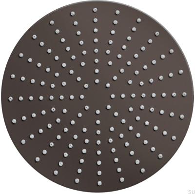 Głowica prysznicowa deszczownica okrągła 250 ZSOF250 Mosiężna Brązowa