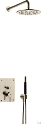 Zestaw prysznicowy  BOX7200 ED2 Mosiężny Nikiel Szczotkowany